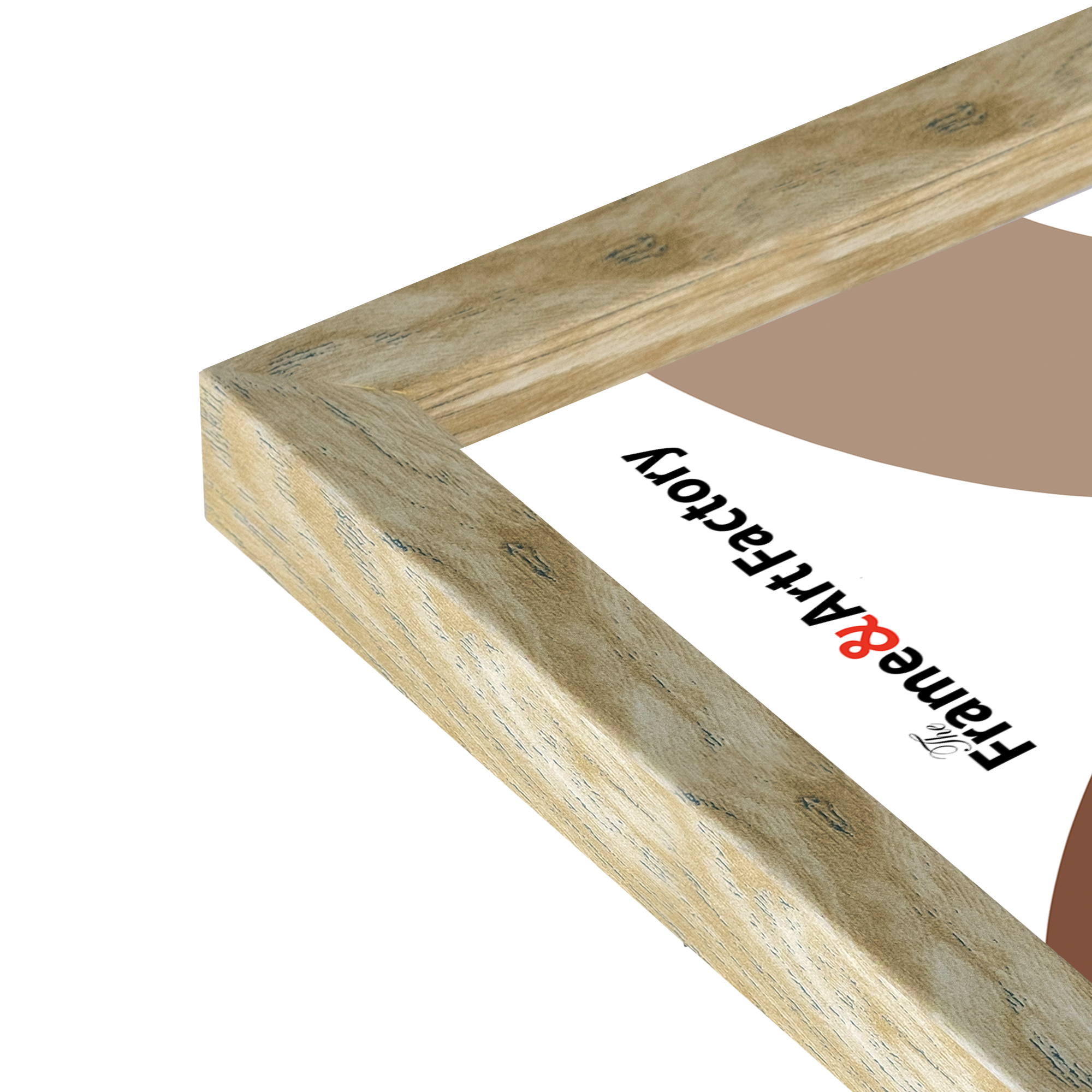 Reverse Box Frame Oak Veneer