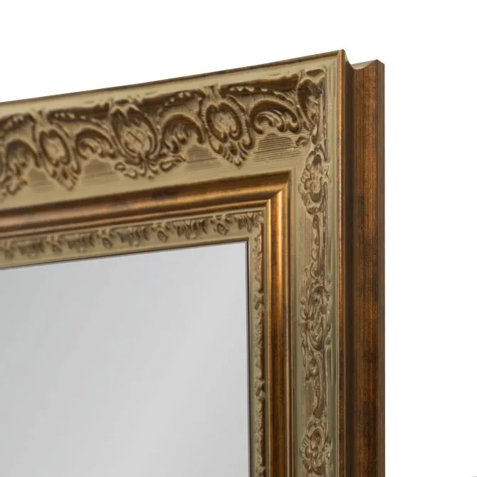 AGED GOLD FRAMED MIRROR