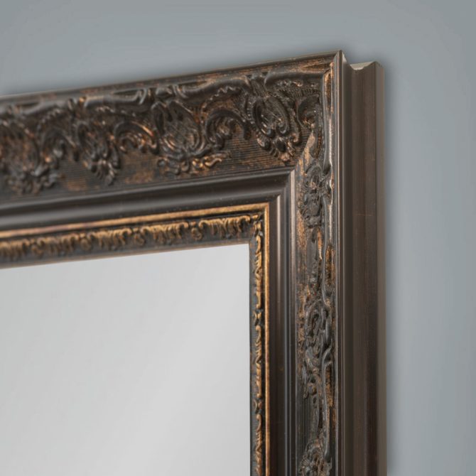 AGED GOLD FRAMED MIRROR