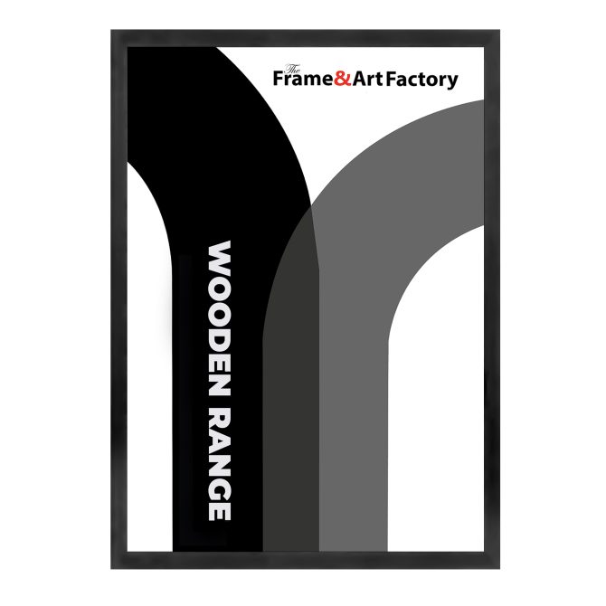 Wooden Poster Frame Black