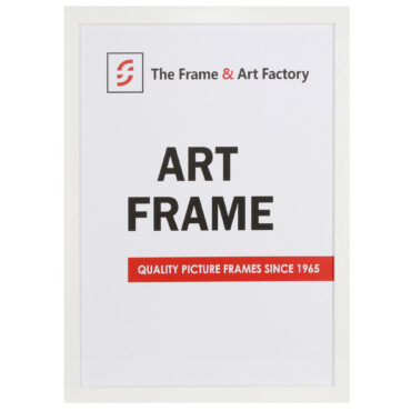 Wooden Poster White Frame