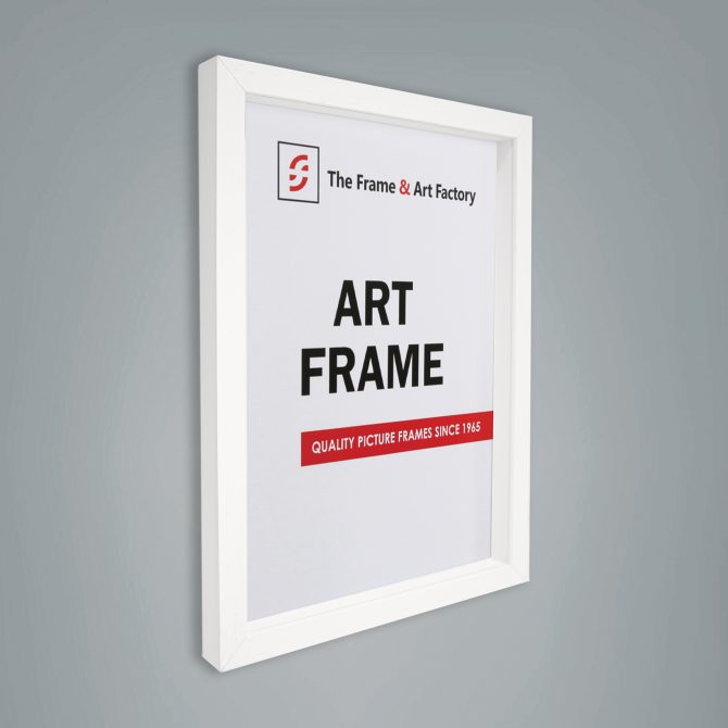 Baltimore Box Frame White Wood