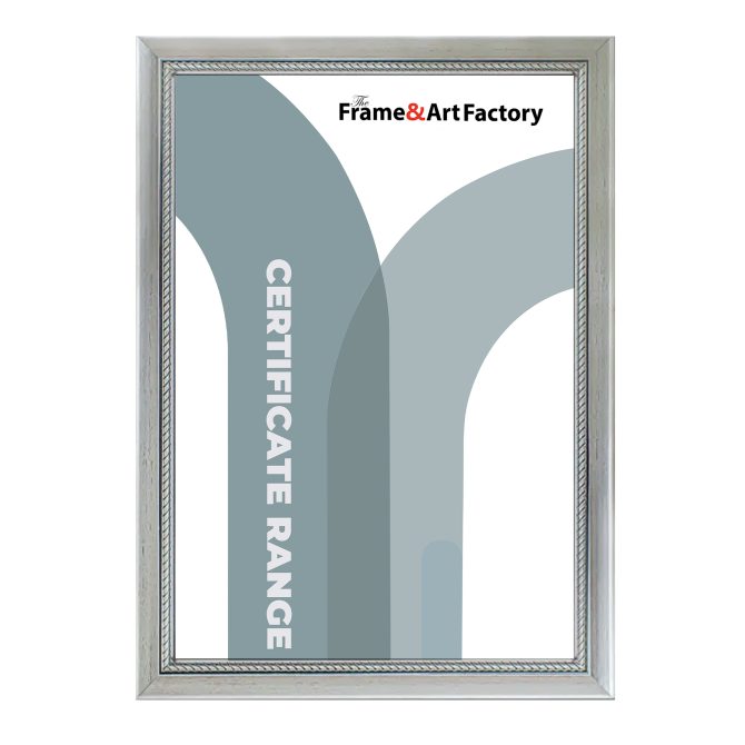 Budget Certificate Frame Silver