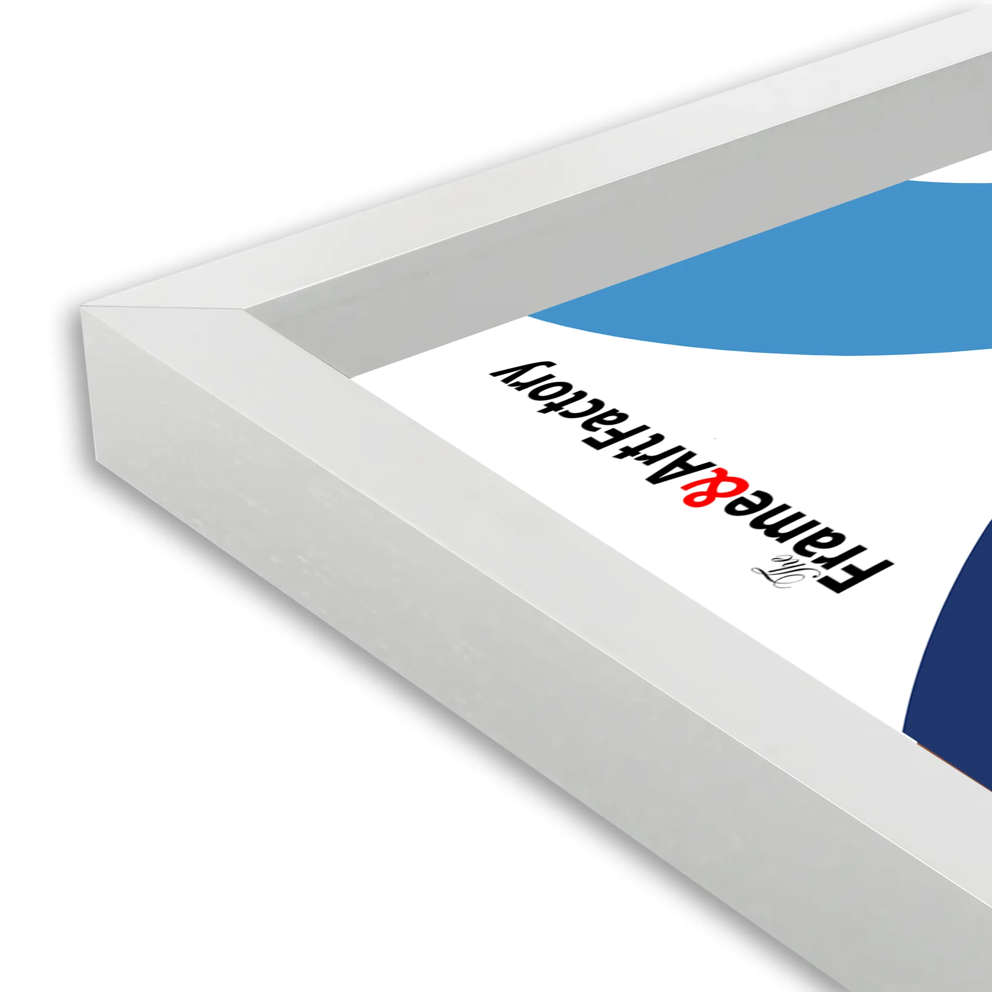 Baltimore Box Frame White Wood - Image 2