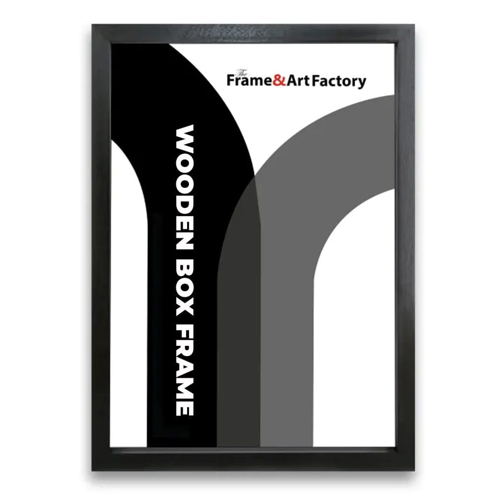 Black Wood Box Frames | Box Frames Made in Cape Town