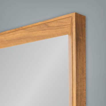 Light Teak Mirror