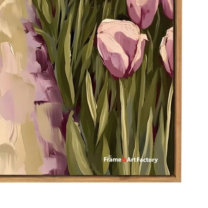 Canvas Floater Frame Teak