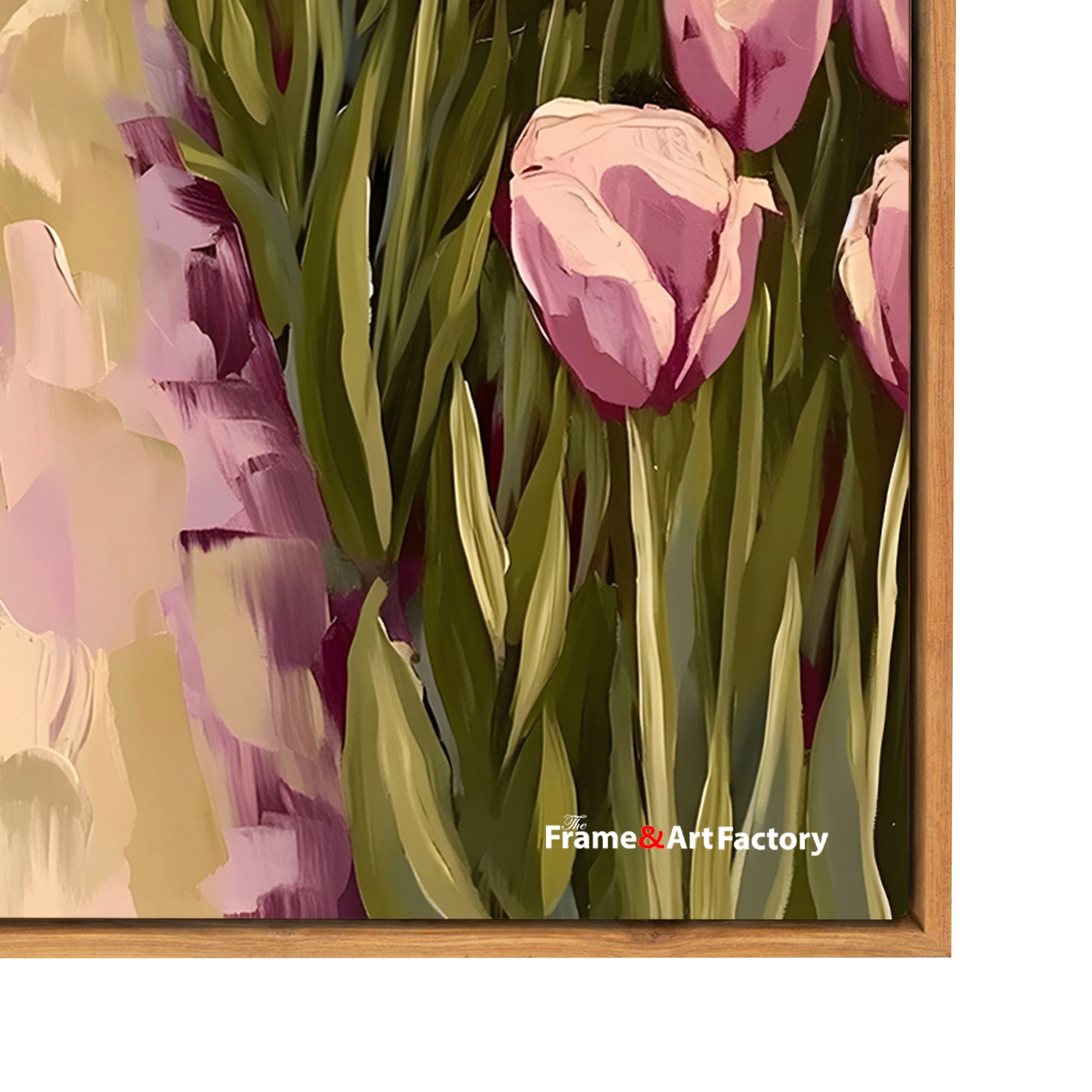 Canvas Floater Frame Teak