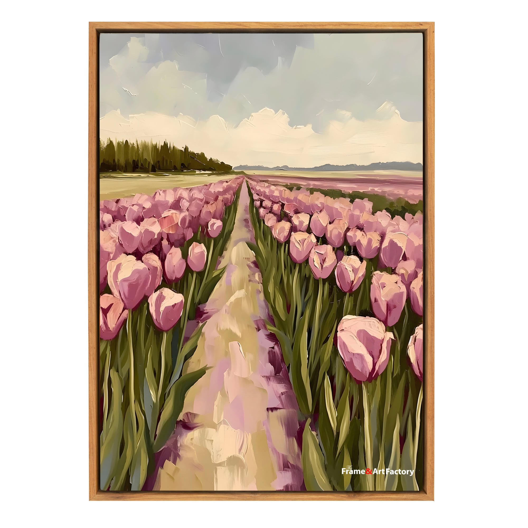 Canvas Floater Frame Teak