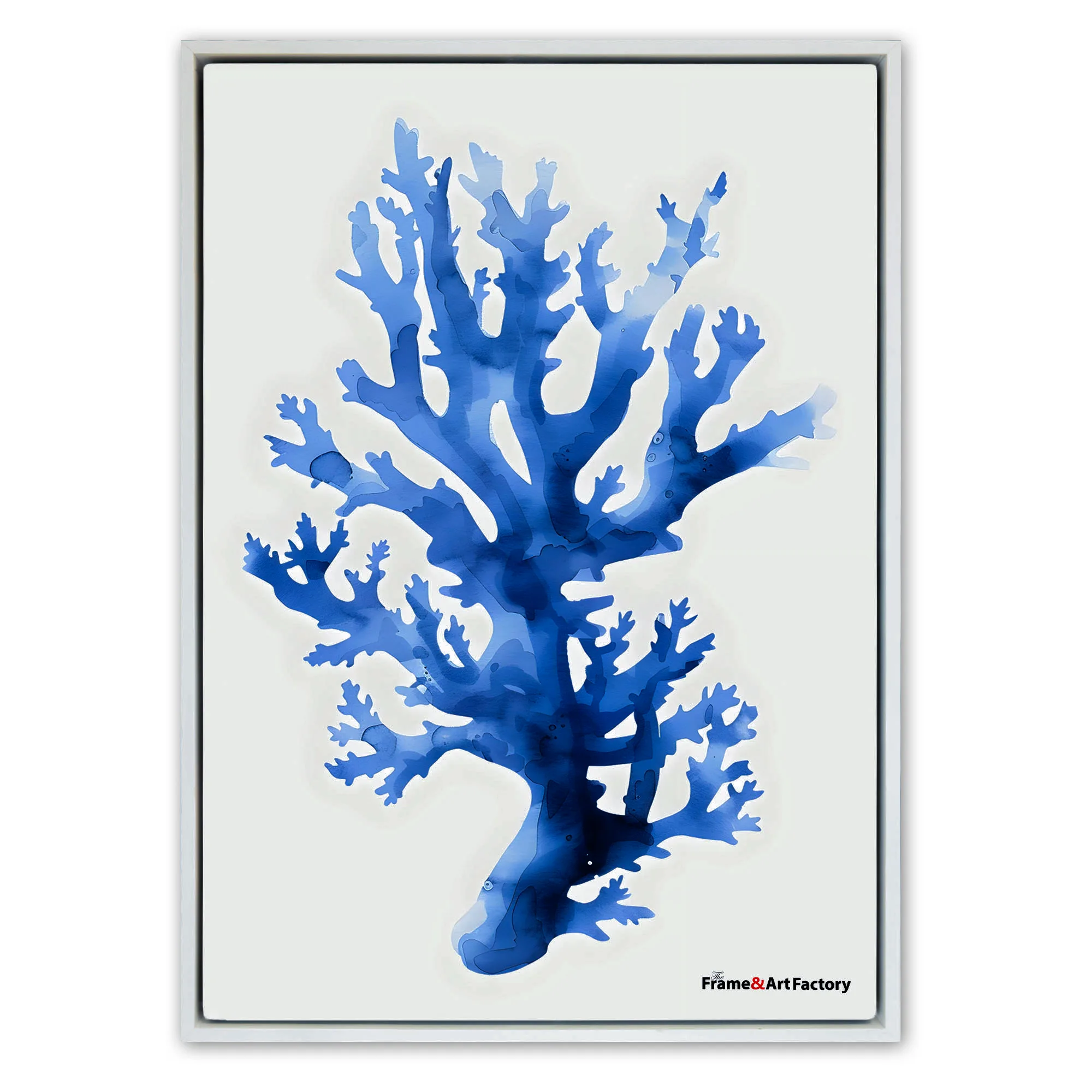 Canvas Floater Frame White