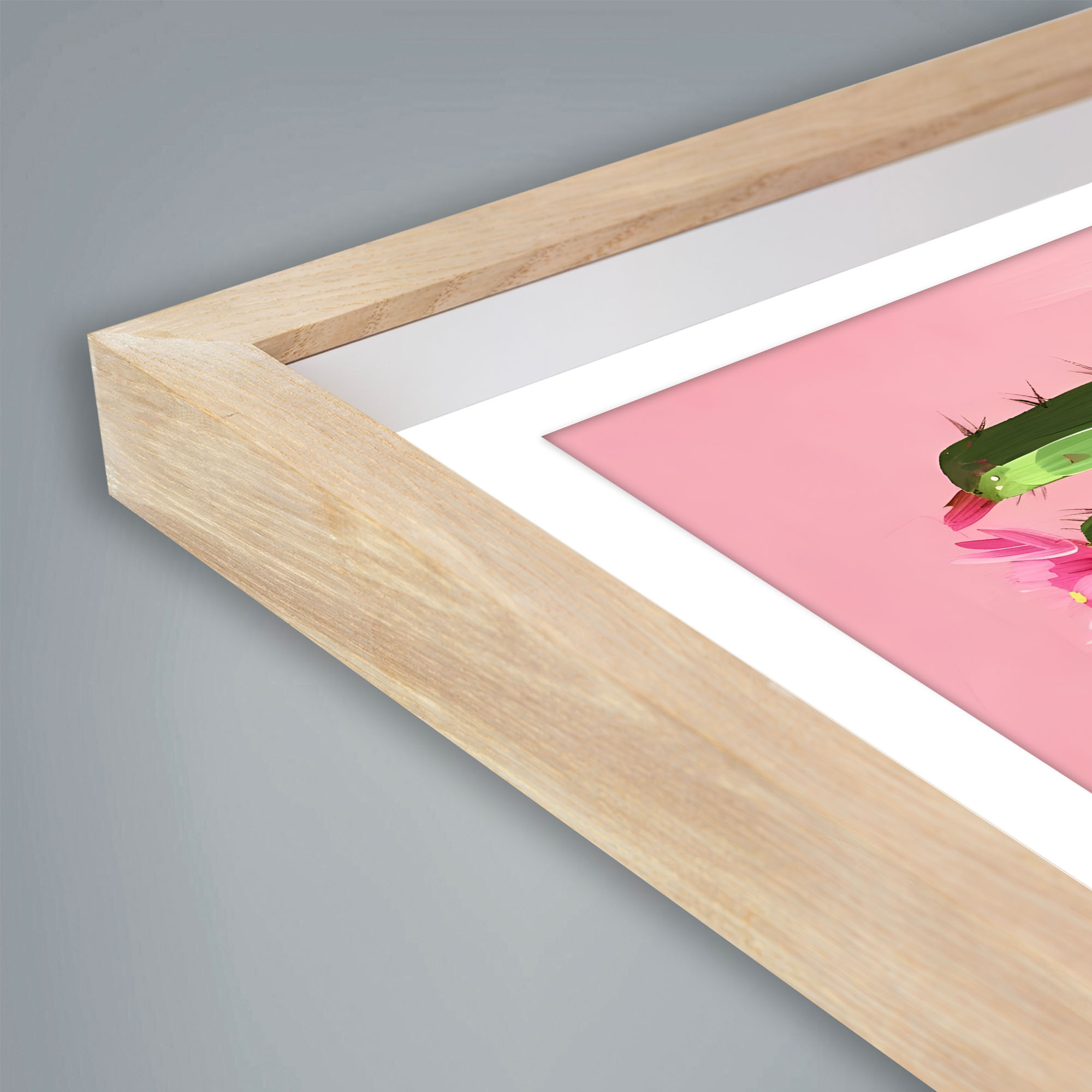 Ash Wood Box Frame | Print and Frame using our Box Frame