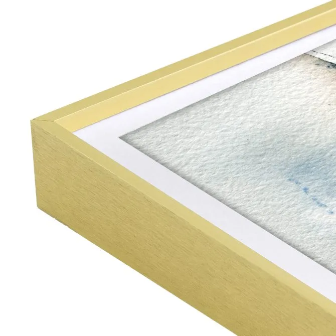 Gold aluminium frame