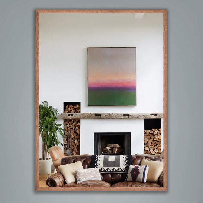 Kyoto Wood Mirror Frame