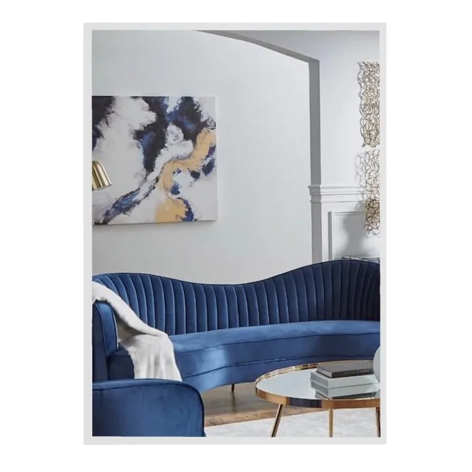 Slim Line Mirror White Frame