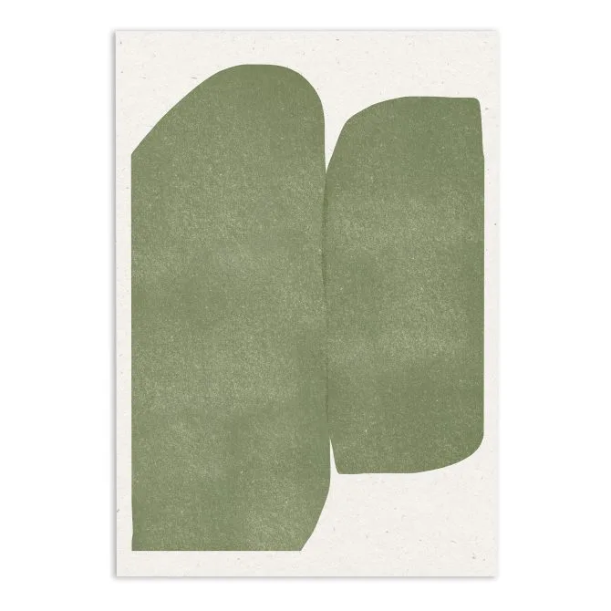 Green framed Wall Art