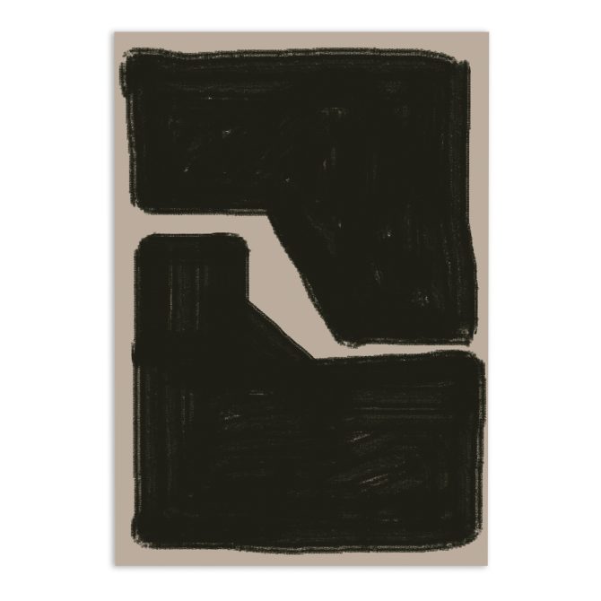 Black Blocks Frame Wall Art
