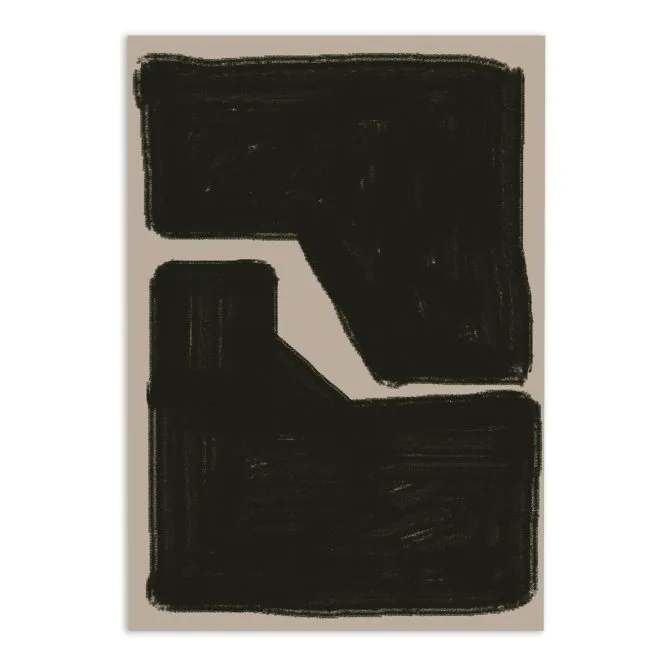 Black Blocks Frame Wall Art