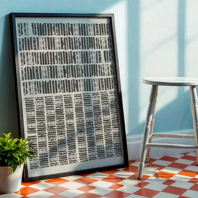 Black And White Frame Wall Art