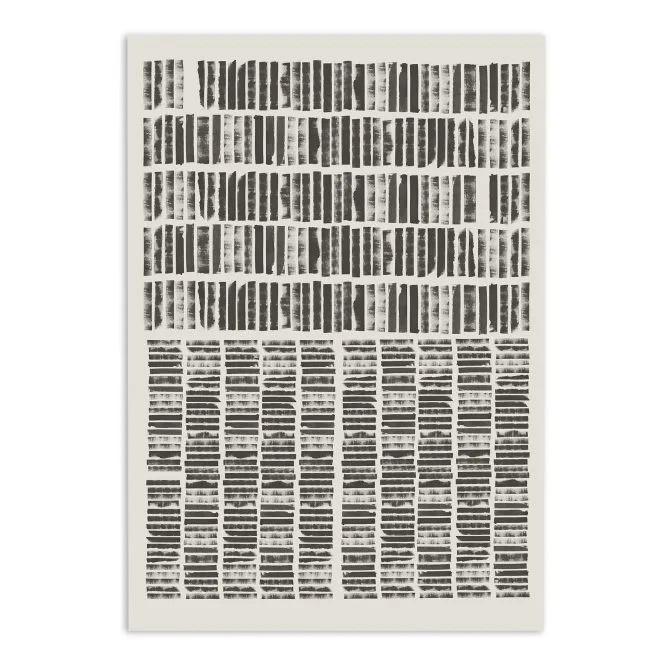 Mesopotamia Black And White Frame Wall Art