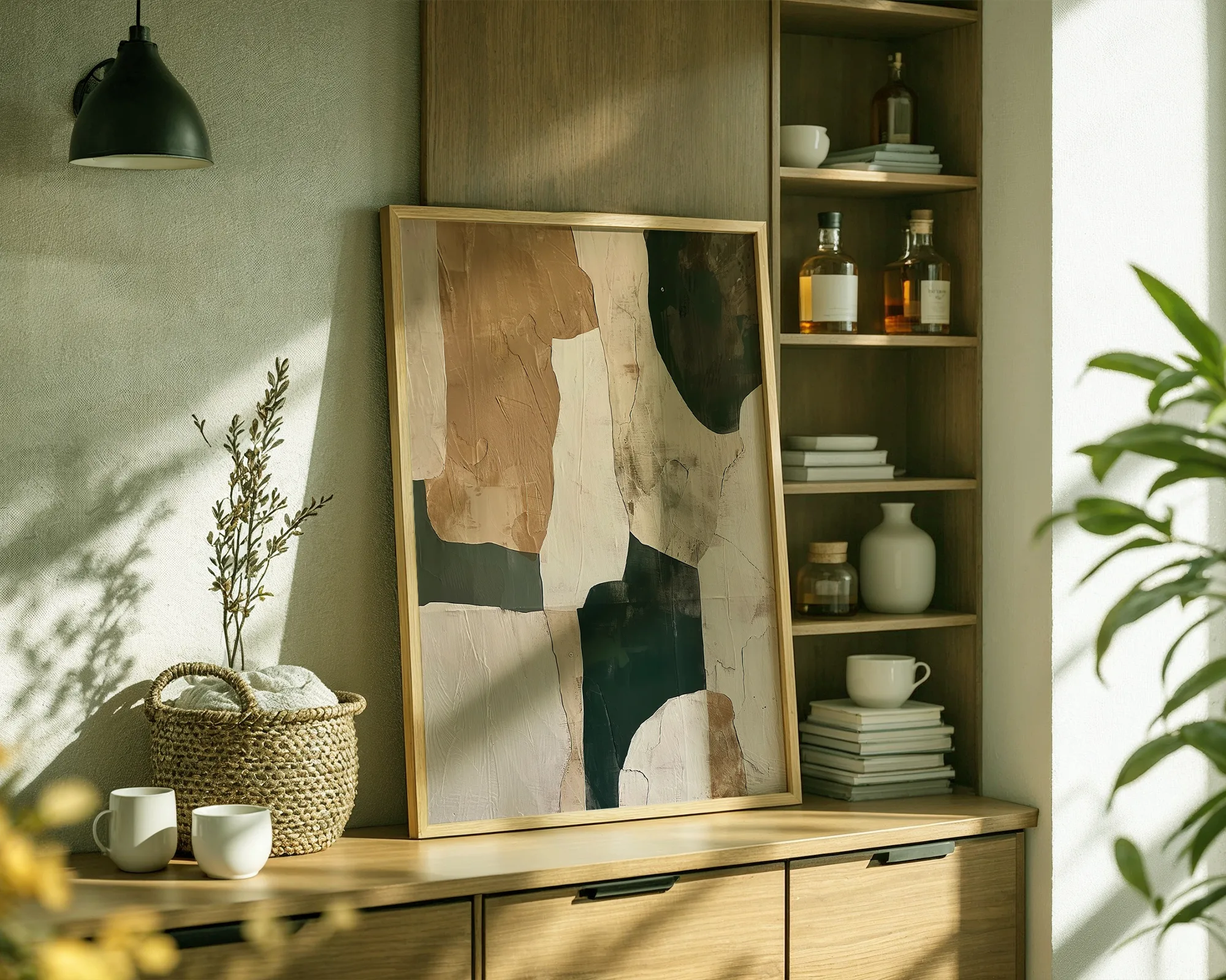 Framed Wall Art, Layers Of Shade