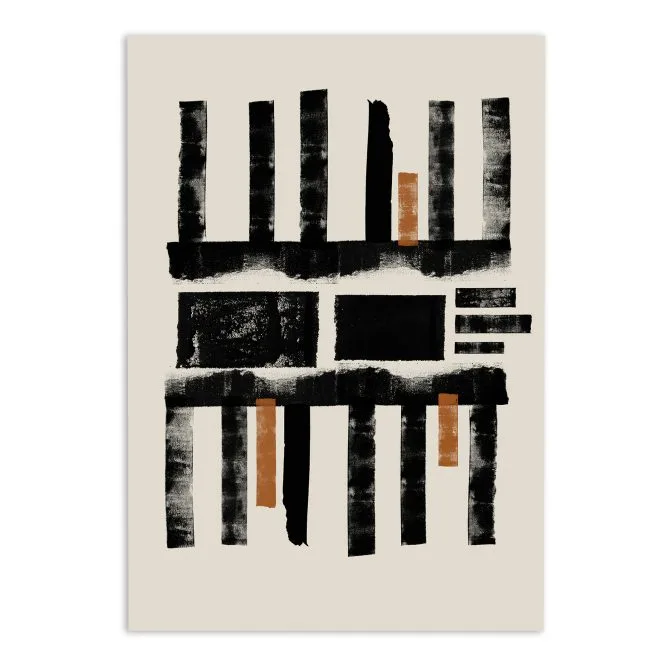 Artistic Uniformity Abstract Frame Wall Art