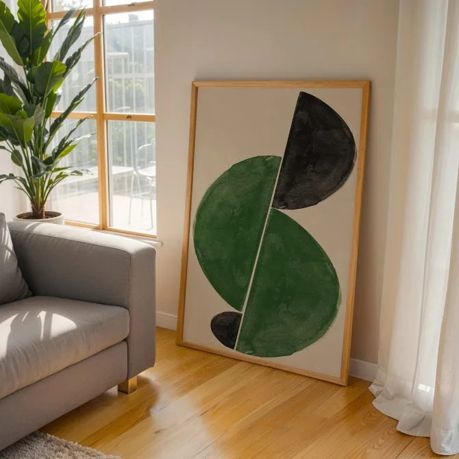 Stylish Yang Flow Art Wall Art