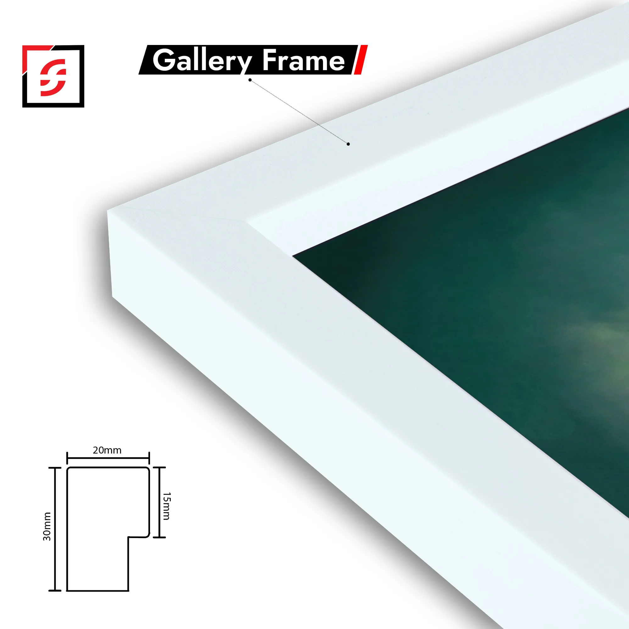 Green Icarus Clouds Print