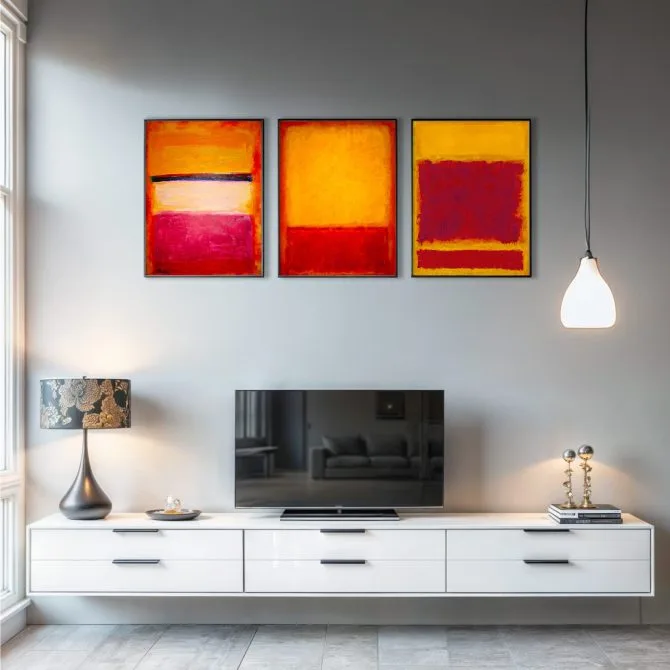 Framed Rothko Canvas Art